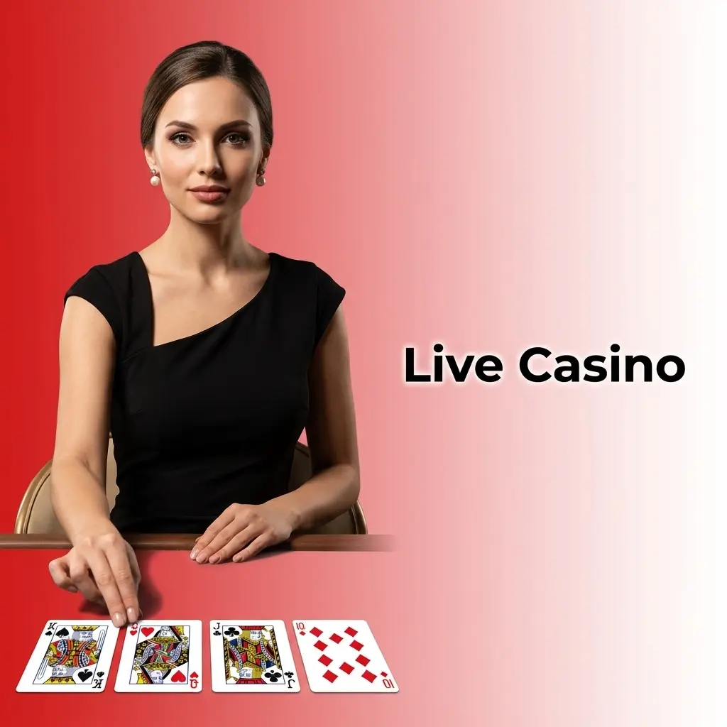 Cassino ao vivo com crupiê em estúdio, roleta, blackjack, bacará e apostas por rodada em transmissão