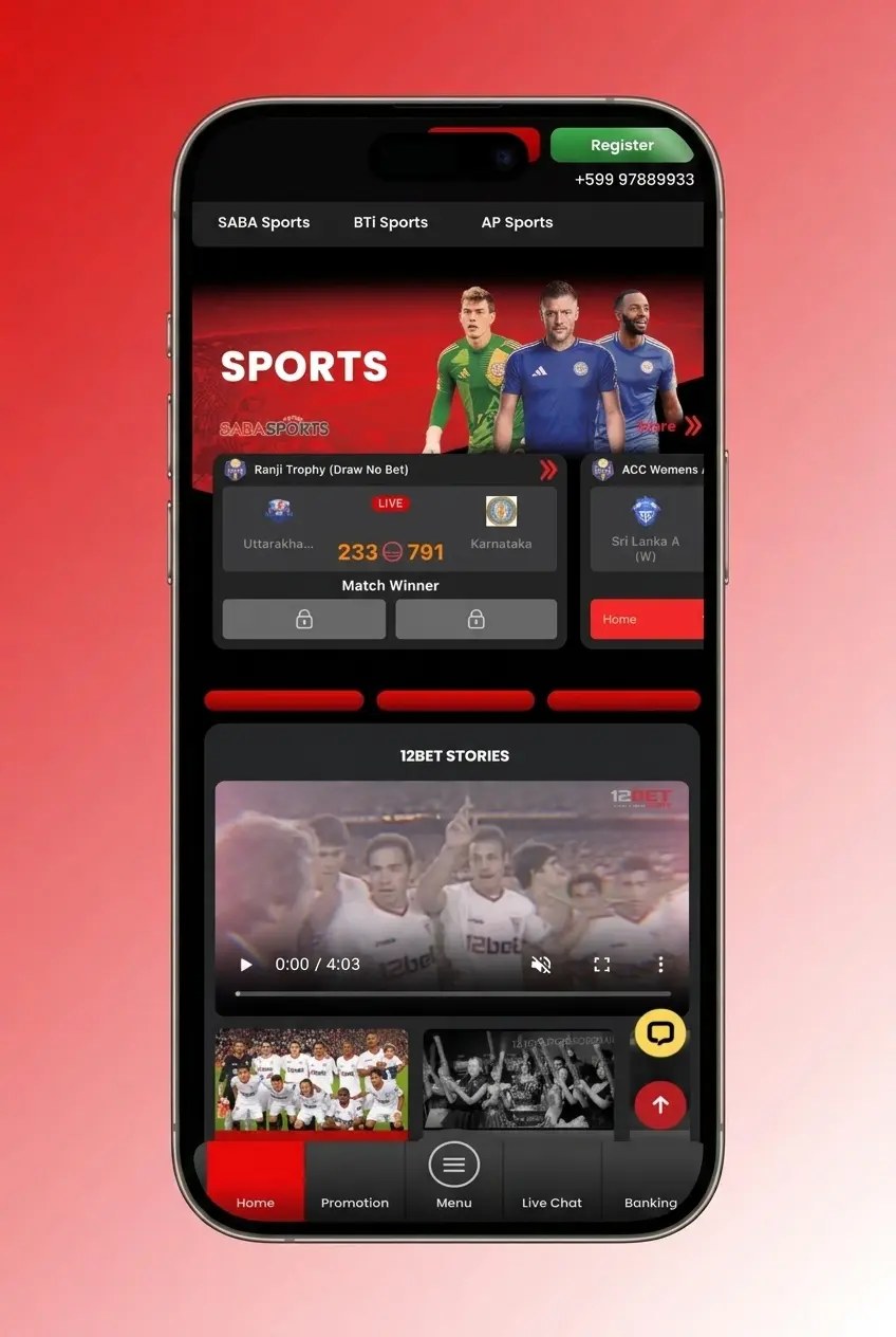 Cinco passos para começar a apostar no app 12bet com apostas pré-jogo, ao vivo e boletim mobile